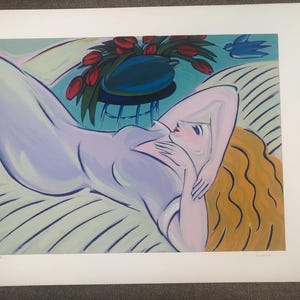Lena Moross &quot;Repose&quot; serigraph