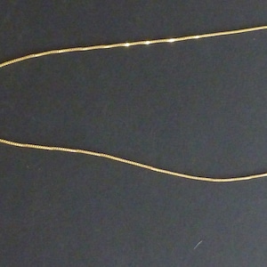 18k gold Italian necklace