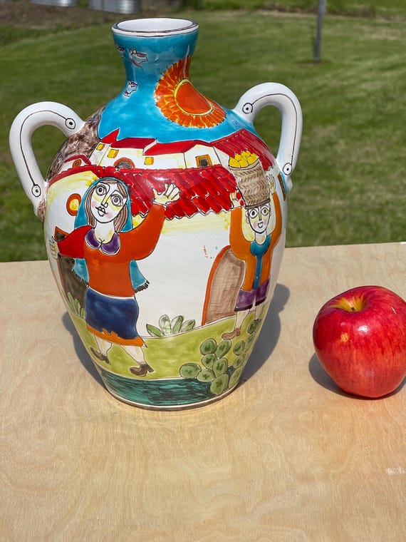 Giovanni Desimone Two Handled Jug - Etsy