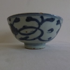 Ming blue and white bowl