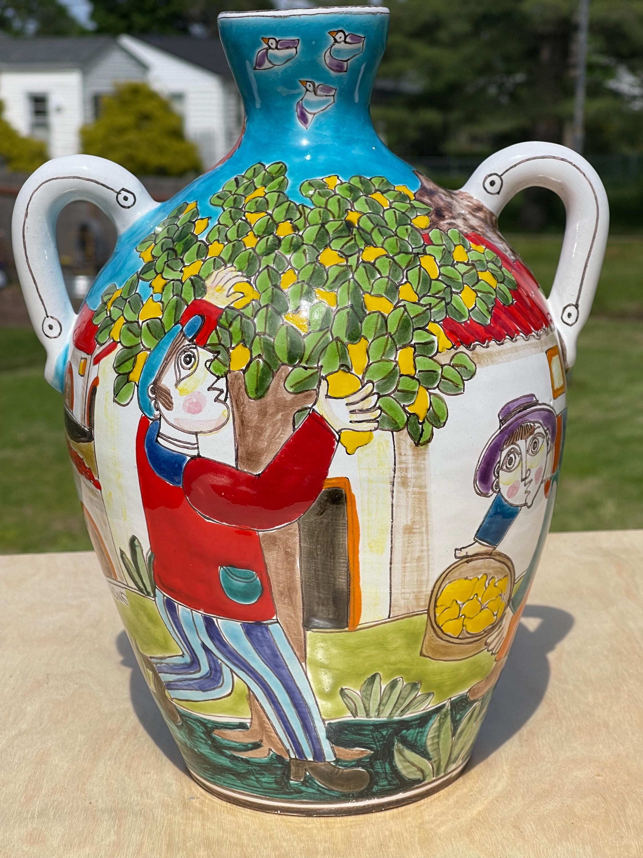 Giovanni Desimone Two Handled Jug - Etsy