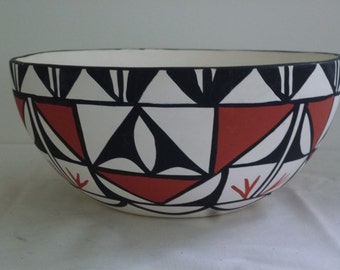 Acoma pottery bowl from New Mexico