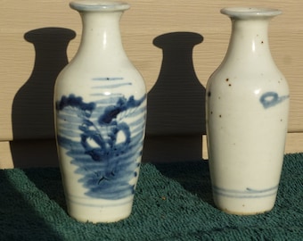 中国磁器の花瓶 - 康熙朝 - 18世紀 - 青白磁 - 清 - アジア美術 - 花瓶