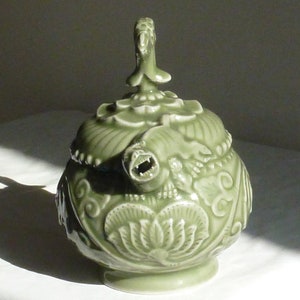 Republic celadon puzzle tea pot