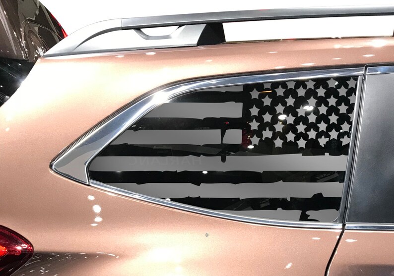 Subaru Forester USA Flag w//Pines Decals Fits 2014-2018 Windows Turbo 2.0 QB20