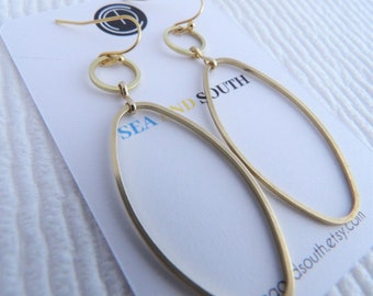 Gold oval hoop earrings small hoop earrings large hoop earrings double hoop earrings dangle hoop earrings oval earrings oval shaped hoops