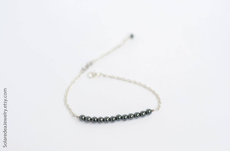 Hematite bracelet Hematite jewelry