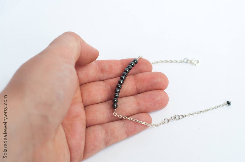 Hematite bracelet Hematite jewelry