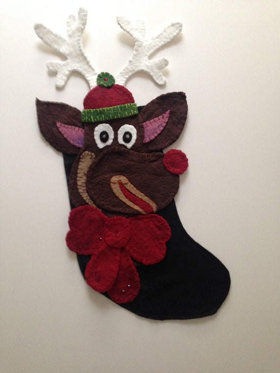 Christmas Costume 1 pair Reindeer Fabric Socks