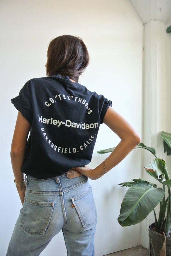 Vintage 1970s Rare Harley Davidson Bakersfield Cal