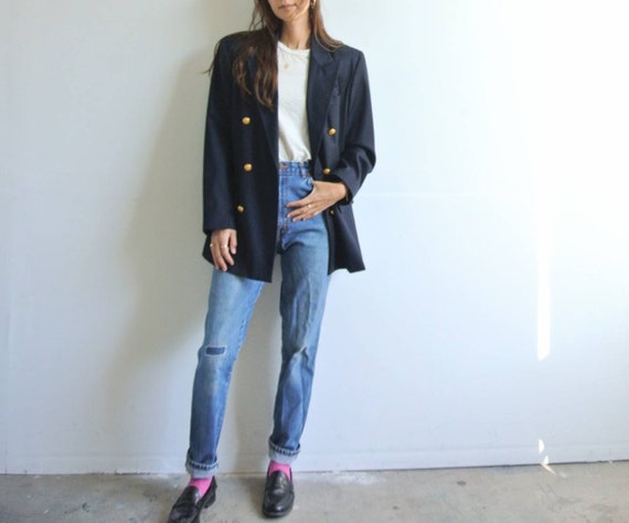 Vintage 1990s made in Italy GAP navy double breast