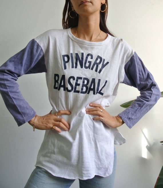 Vintage 1950s distressed baseball t-shirt