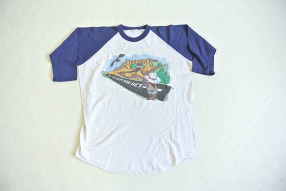 Vintage 1983 Tour Alabama Band Raglan 