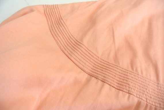 Vintage 1960s salmon pink long sleeve day dress - image 7
