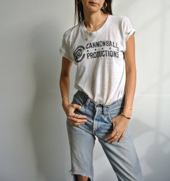 Vintage 1970s CannonBall Productions paper thin t-