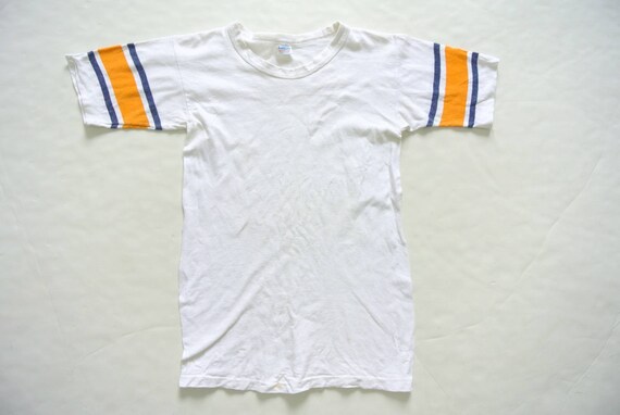 Vintage 1970s Champion white cotton sport t-shirt