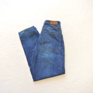 Vintage 1980s tapered light denim jeans W26&quot;
