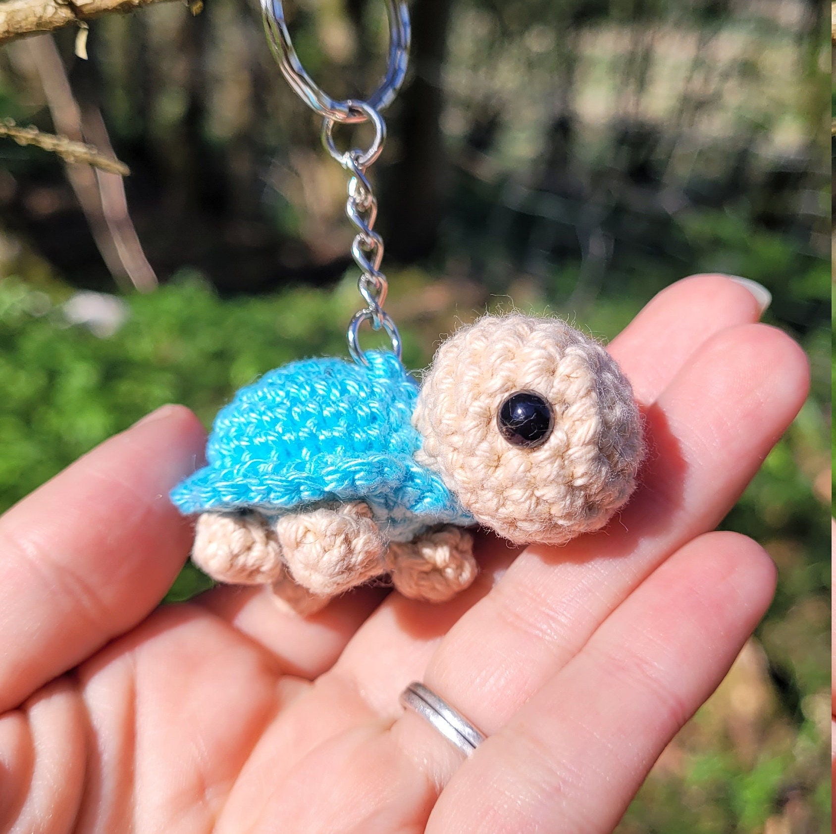 Turtle Keychain Crochet Pattern