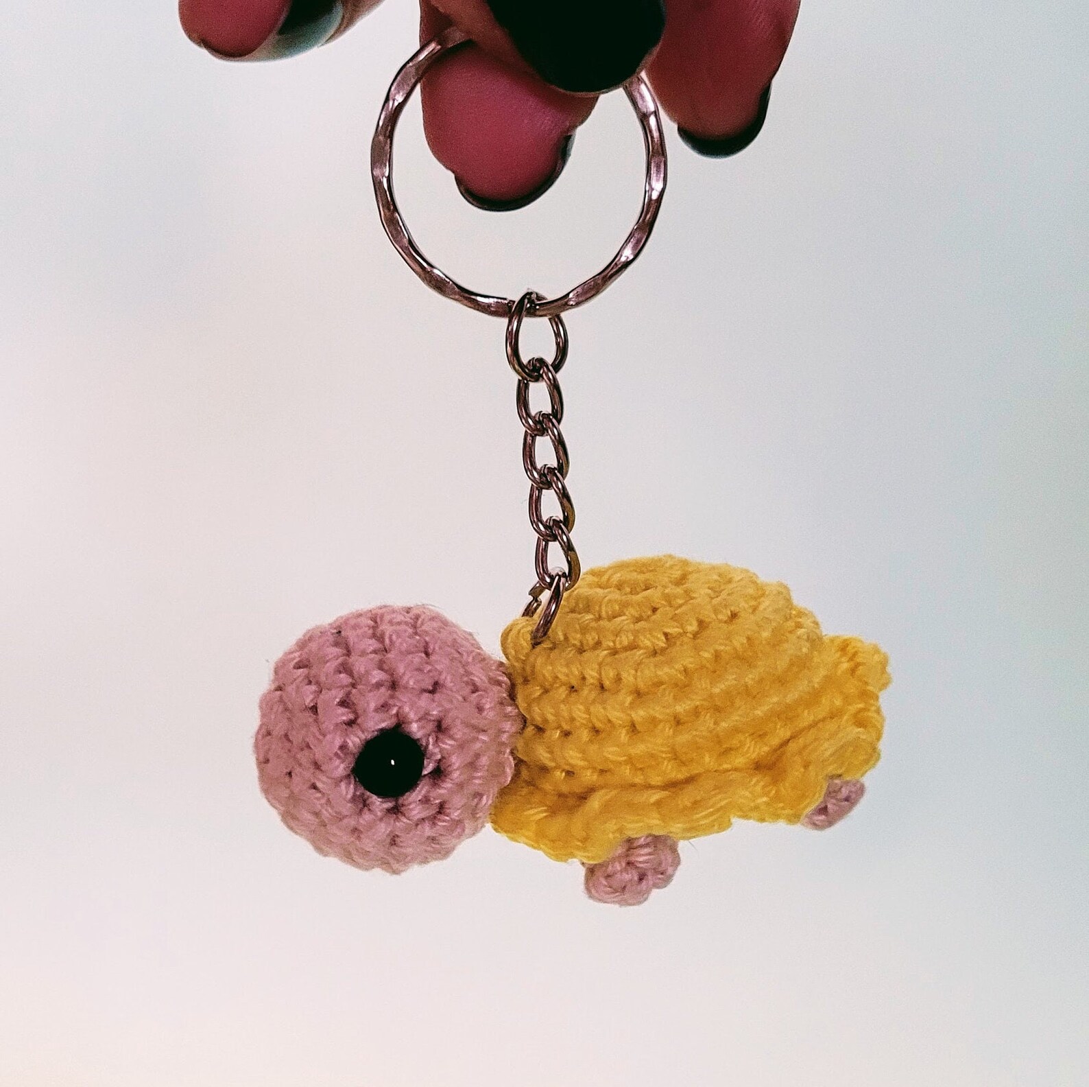 Cute Crochet Tortoise Keychain Amigurumi - Etsy