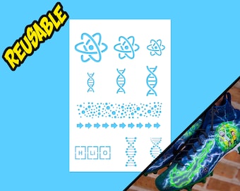 Plantilla con diseño de ciencia extraña