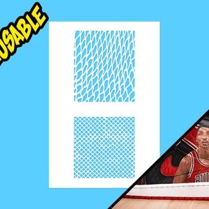 Swoosh Airbrush Stencil