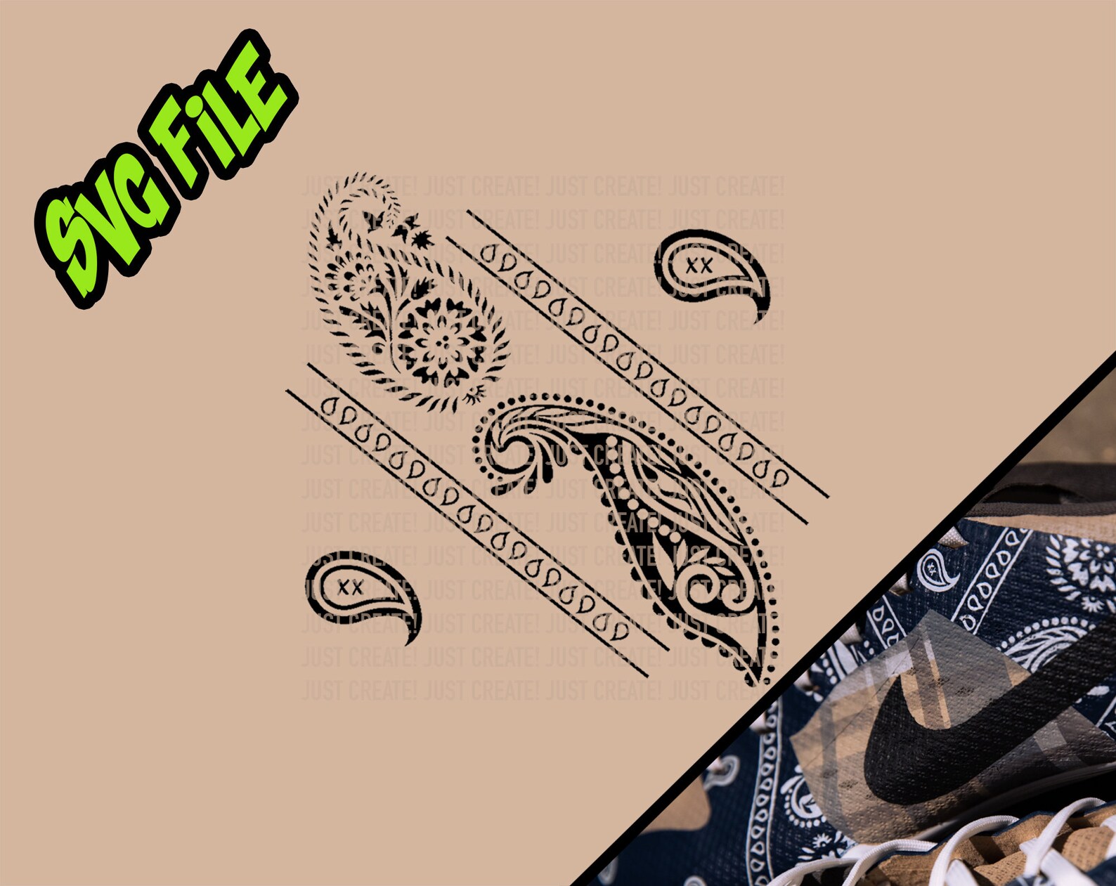 travis scott bandana print