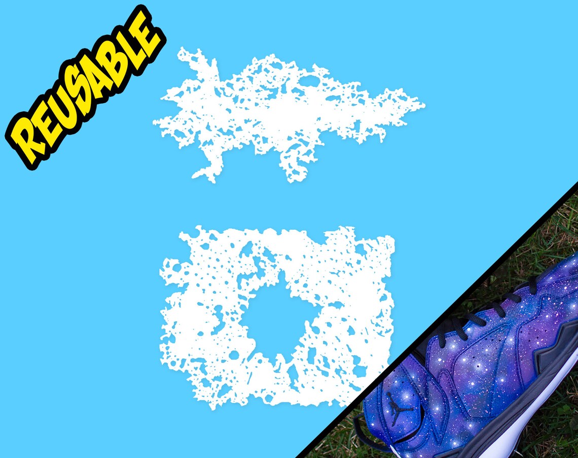 Galaxy Pattern Stencil | Etsy