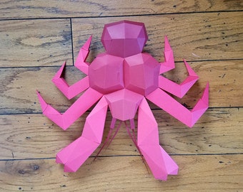 Papercraft Coconut Crab Model (pdf, dxf, eps)