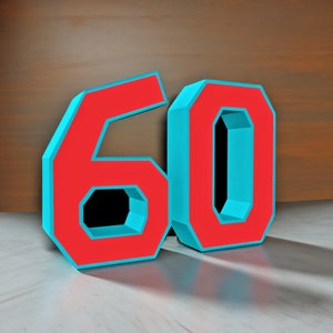 DIY 3D Papercraft Numbers & Letters (digital Templates) - Etsy