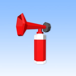 DIY Papercraft Mist hoorn gunst doos, Sneeuwhoorn gunst, Druk hoorn&lt; draagbare hoorn, Hoorn rekwisieten, Partij gunsten, Auto rekwisieten, Partij rekwisieten, Gift box
