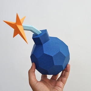 Bomba cannone fai da te,bomba papercraft,bomba 3d,decorazione festa,bomba Diwali,oggetti di scena celebrazione,file Cricut,bomba dxf,bomba Deepawali,oggetti di scena SALE