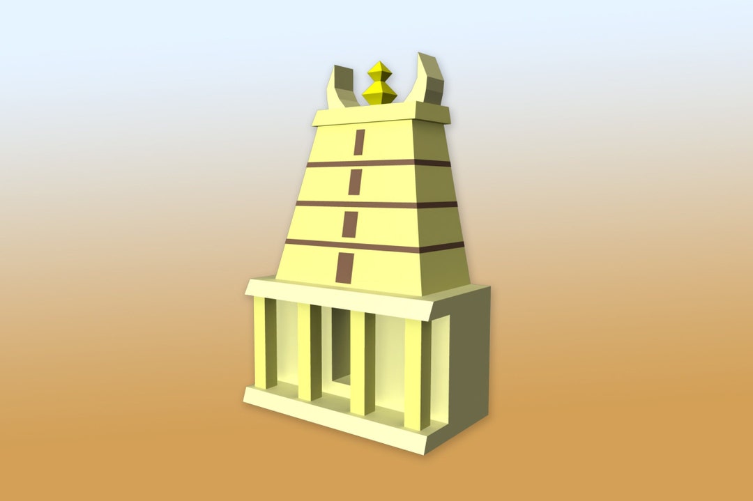 DIY Papercraft South Indian Temple,south Temple,south India Art