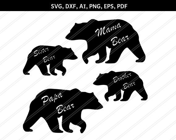 Download Mama Bear SVG Little SVG Mama Bear svg Mama Cut Files Mama ...