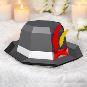 DIY Papercraft Party Hat Templates (Digital Files)