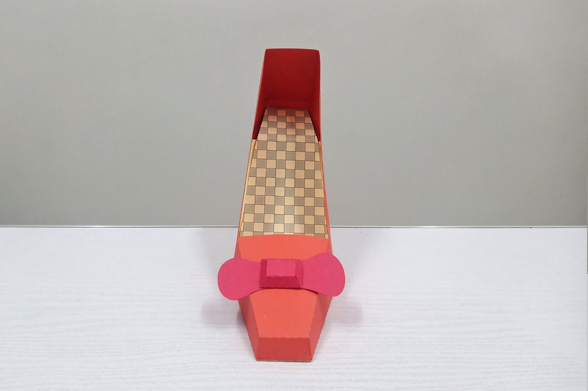 Ruby Slipper Pattern DIY Papercraft Ruby Slippers, 3D Shoe Template (digital Download) - Etsy