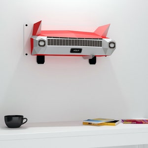 DIY Papercraft Car back,Printable Car,Paper car,Wall decor,Party props,Car lovers,vintage car,classic car,Origami,3d model,3d papercrafts