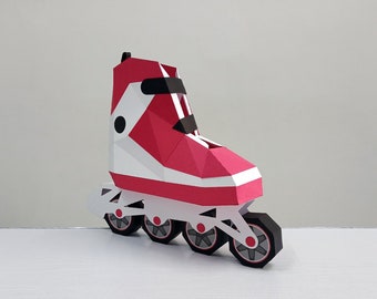 Roller Derby Turn Your Shoes Into Roller Skates DIY Papercraft