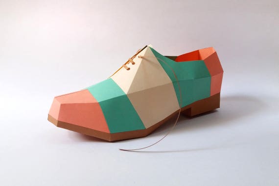 Aarzelen woestenij een vergoeding DIY Papercrafts Papieren schoen puntige schoen Afdrukbare - Etsy Nederland