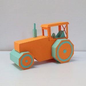 DIY Papercraft Road Roller,Low poly papercraft, 3d papercraft,Construction vehicle,Construction Svg,Construction party,Party decor