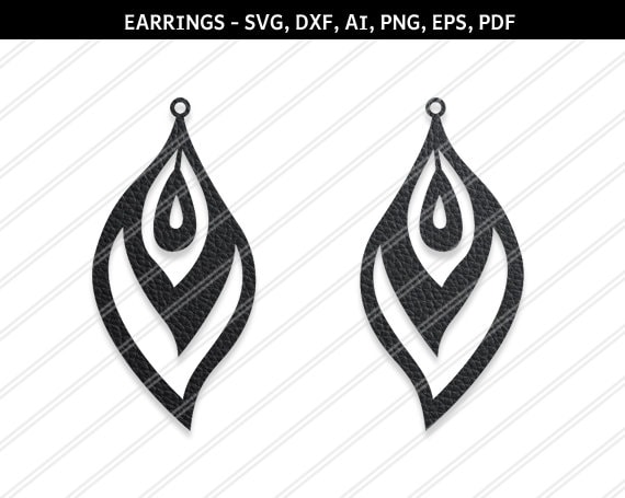 Free svgs for Faux Leather Earrings | Diy leather earrings, Leather jewelry  diy, Leather earrings