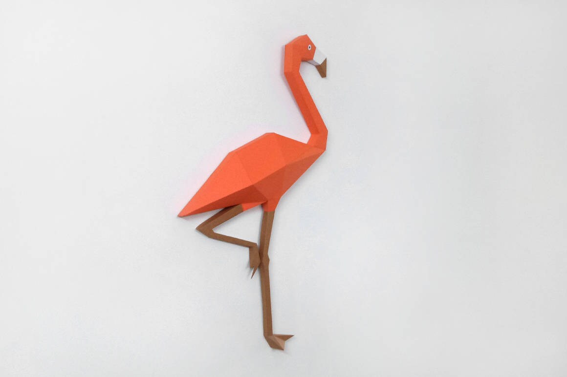 diy flamingo headpiece
