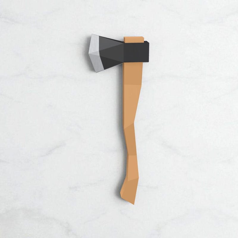 Papercraft Ax PaperAmazeDigital - Etsy