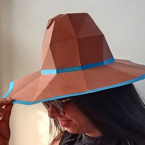 Papercraft Cowboy Hat Templates (digital Files) - Etsy