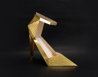 High Heel Shoe Template, Shoe favor (Digital Download)