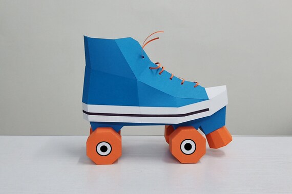 CHAUSSURES de skate de rouleau de papier de DIY, chaussure de toile,  chaussures de patin, chaussure