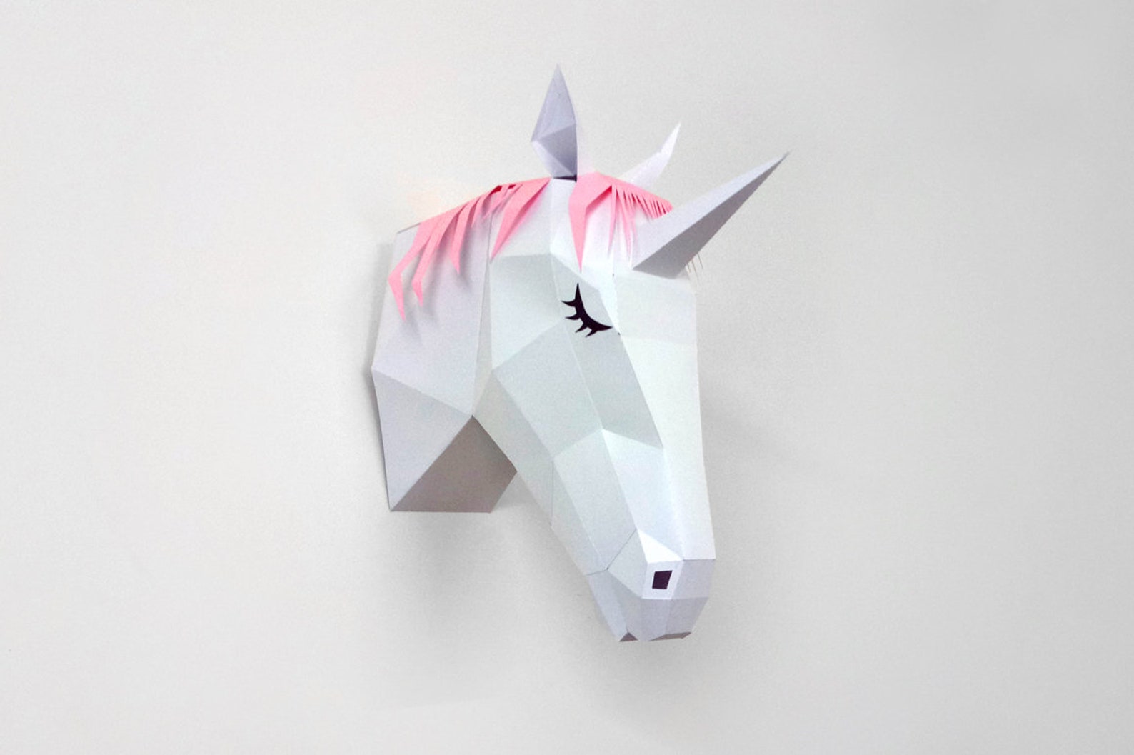 DIY unicornio papercraft 3D papercraft patrón de unicornio | Etsy