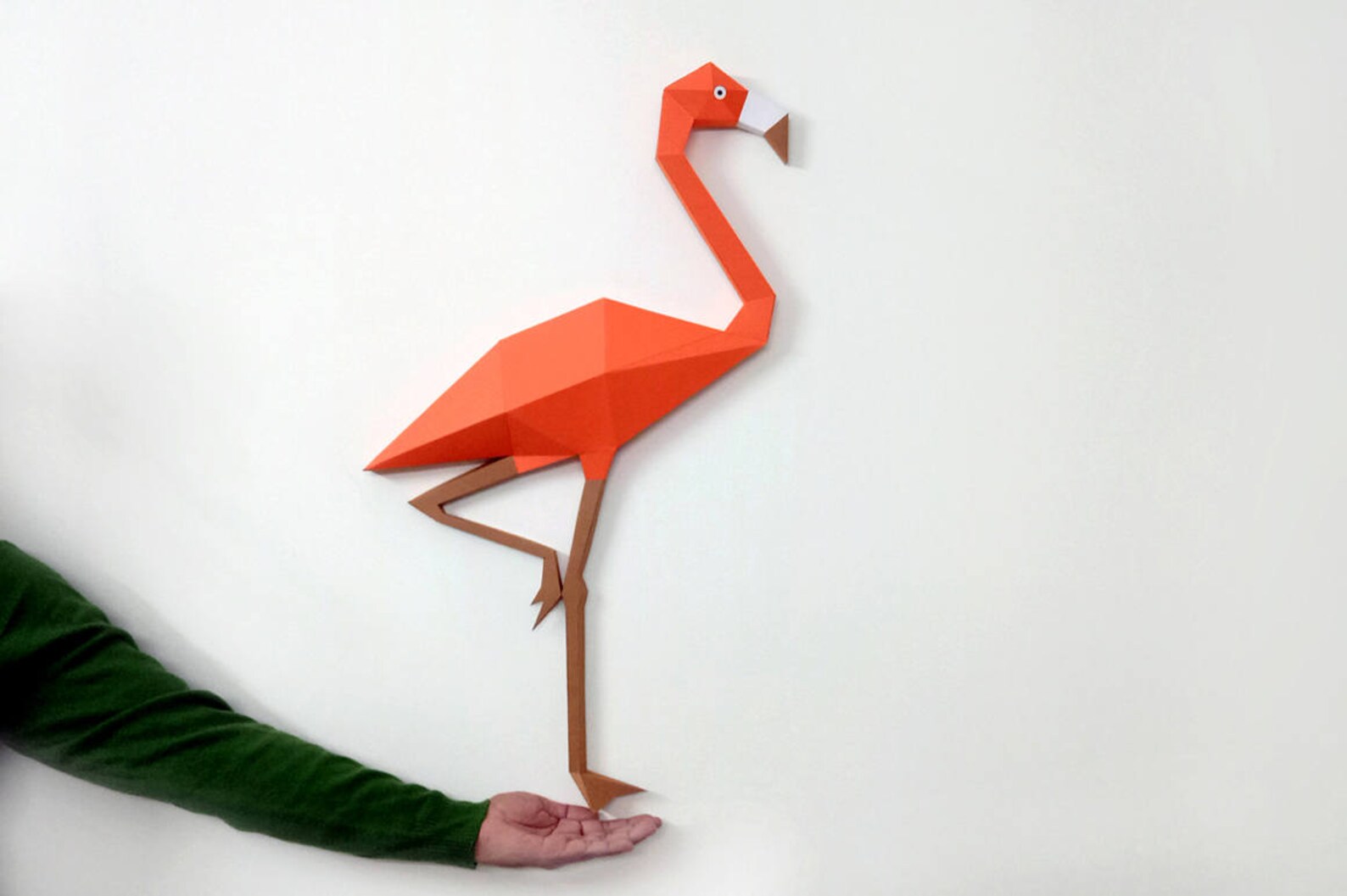 diy flamingo headpiece