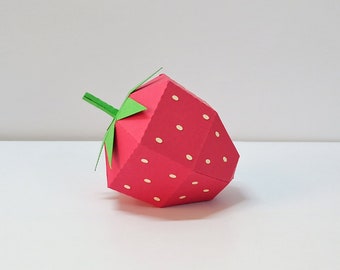 Fresa de papel para manualidades, decoración imprimible para fiestas (patrón en PDF)