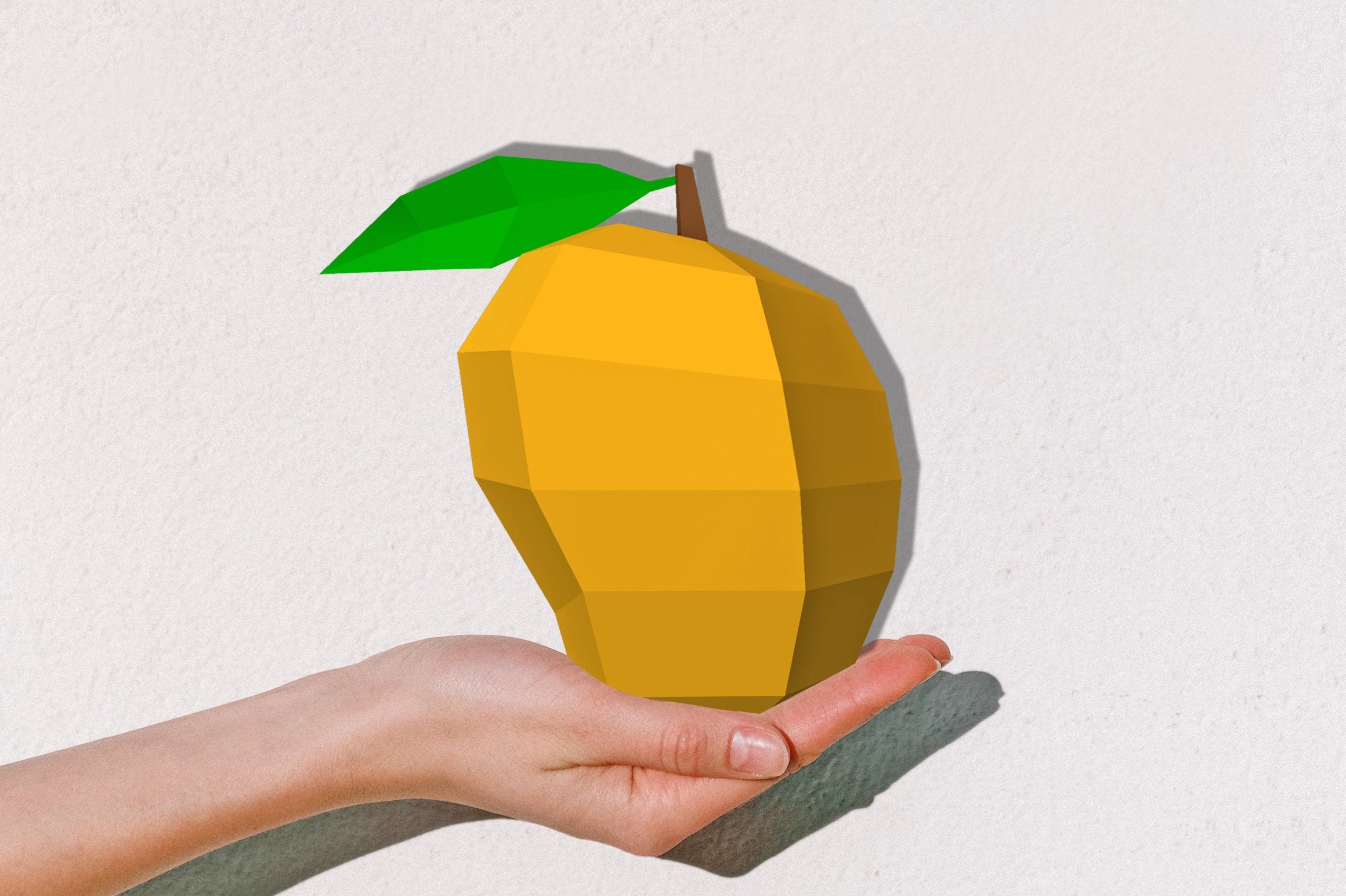 DIY Papercraft Mango Fruitkitchen Propsfruit Etsy
