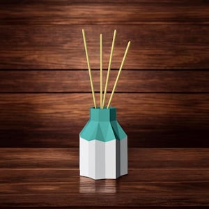 DIY Vase for flowers, handmade vase, Papercraft vase, Printable vase, Vase Print, 3d Vase Pattern, Lowpoly vase model, Vase for grandma